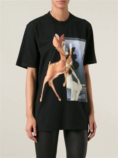 bambi givenchy t shirt|givenchy bambi print.